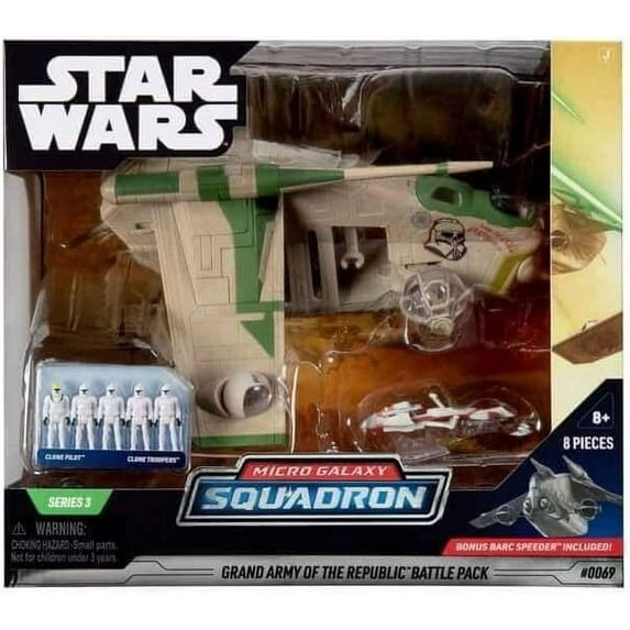 Star Wars Micro Galaxy Squadron Grand Army of the Republic Battle Pack (Green)