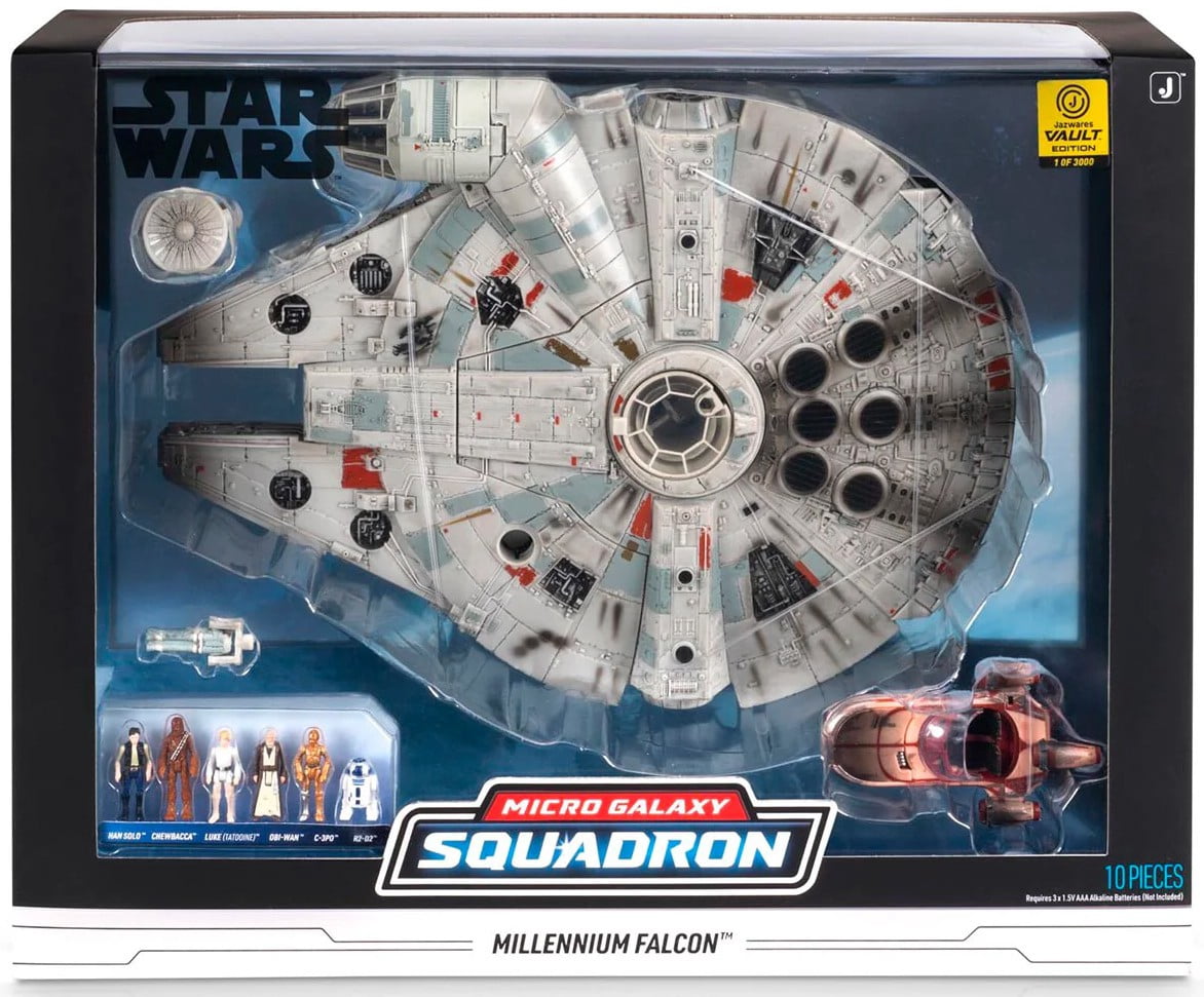 特撮 STAR WARS MILLENNIUM FALCON Star Wars Micro Galaxy Squadron Millennium Falcon Playset Vault