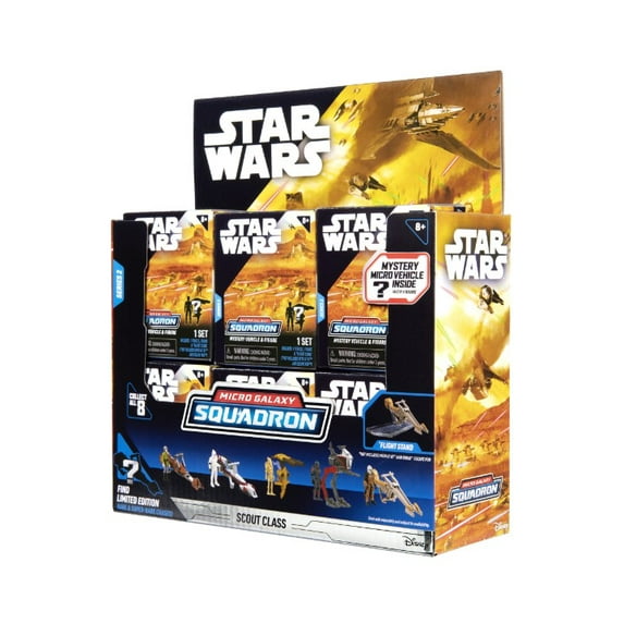 Star Wars Micro Galaxy Squadron Scout Class Mystery Packs - Assorted 2.5 inch Scout Class Vehicle with 1 inch Micro Figure Accessory