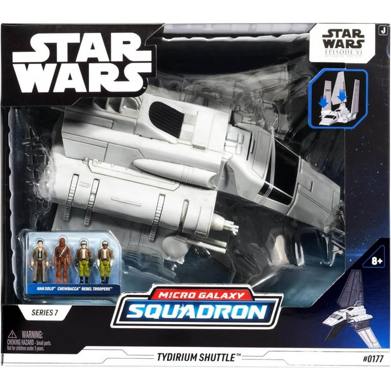Star Wars Micro Galaxy Squadron Tydirium Shuttle Vehicle, 7-inch