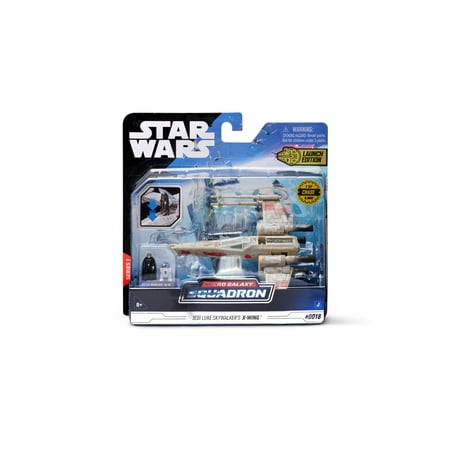 Star Wars Micro Galaxy Squadron Jedi Luke Skywalker’s X-Wing - 5 inch Super-Rare Starfighter Class Vehicle with Micro Figure Accessories