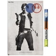 thumbnail image 1 of Star Wars: Mid-century Modern - Han Solo Wall Poster, 22.375" x 34", 1 of 5