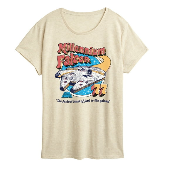 Star Wars - Millennium Falcon '77 - Women's Short Sleeve Classic Fit Tee