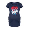 thumbnail image 1 of Star Wars - Millennium Falcon Americana - Maternity Scoop Neck Tee, 1 of 5