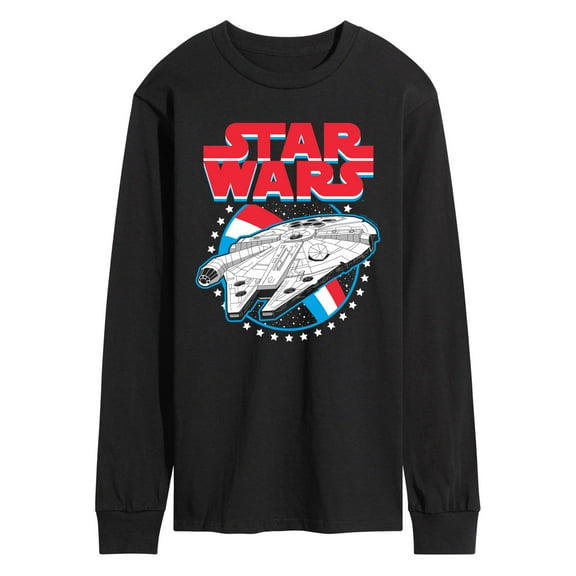 Star Wars - Millennium Falcon Americana - Men's Long Sleeve Tee