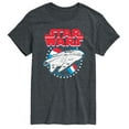 thumbnail image 1 of Star Wars - Millennium Falcon Americana - Men's Short Sleeve Tee, 1 of 4