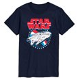 thumbnail image 1 of Star Wars - Millennium Falcon Americana - Men's Short Sleeve Tee, 1 of 4