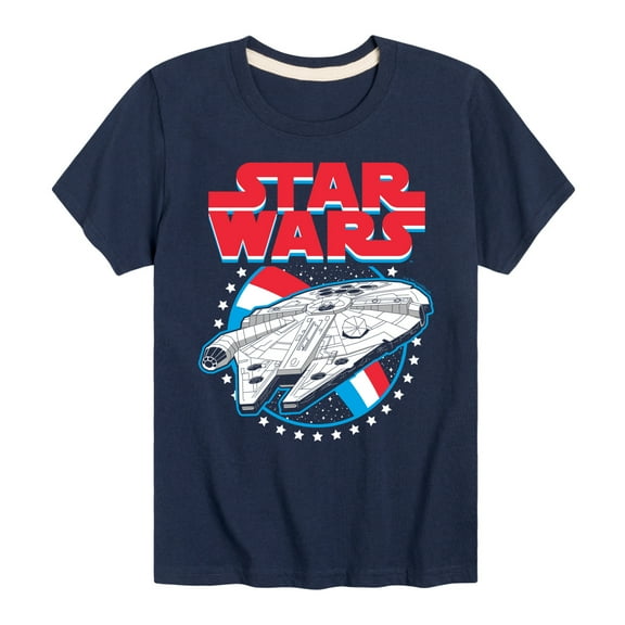 Star Wars - Millennium Falcon Americana - Toddler And Youth Short Sleeve Graphic T-Shirt
