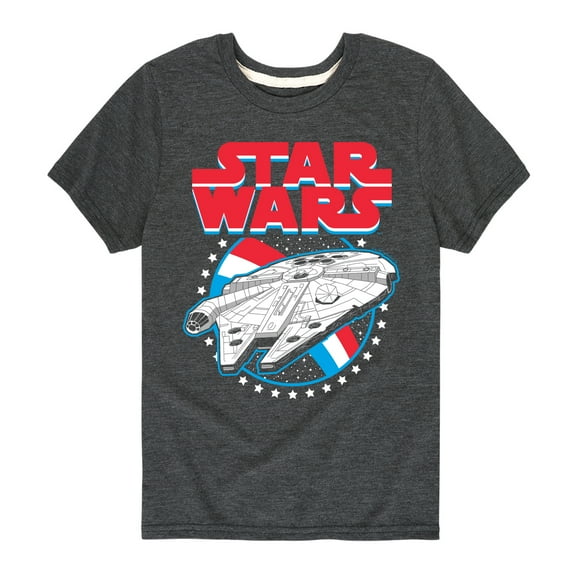 Star Wars - Millennium Falcon Americana - Toddler And Youth Short Sleeve Graphic T-Shirt