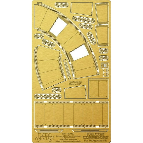 Star Wars - Millennium Falcon Corridors Photoetch for DeAgostini Subscription Kit - PGX197 ParaGrafix