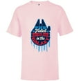 thumbnail image 1 of Star Wars Millennium Falcon Fastest Hunk of Junk USA - Short Sleeve T-Shirt for Kids - Customized-Soft Pink, 1 of 5