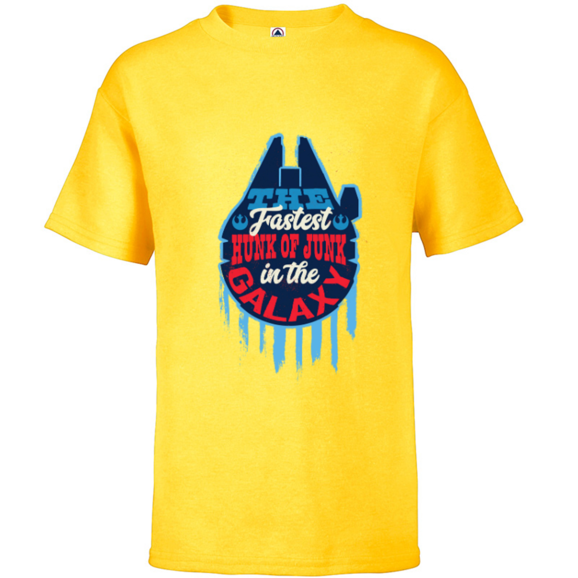Star Wars Millennium Falcon Fastest Hunk of Junk USA - Short Sleeve T