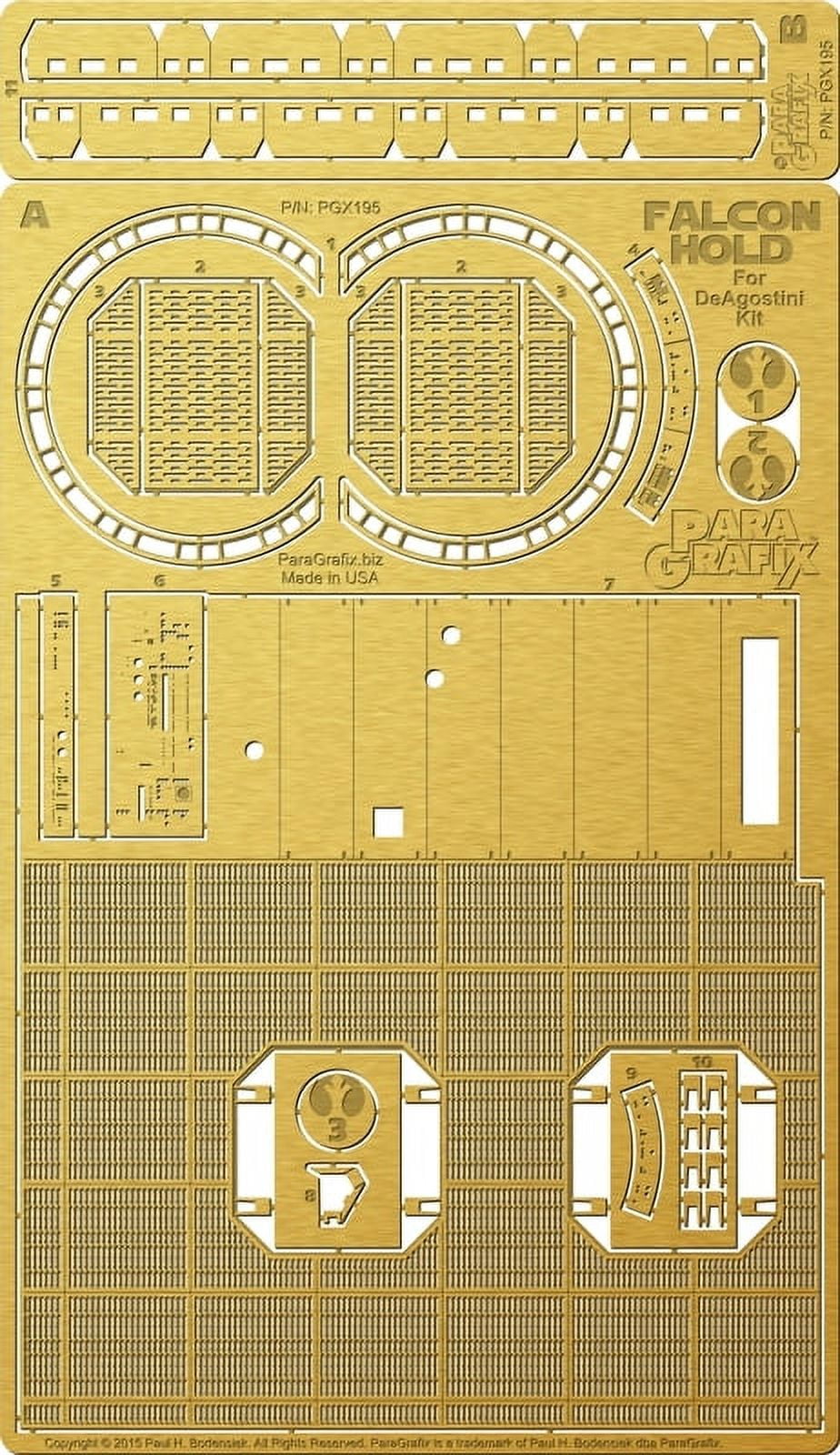 PARAGRAFIX 1/43 DeAgostini Millennium Falcon Gun Port Photo