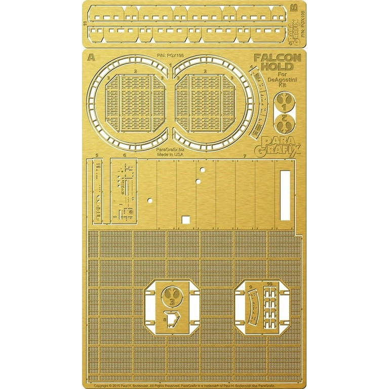 Star Wars - Millennium Falcon Gun Port Photoetch Set for the