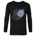 thumbnail image 1 of Star Wars Millennium Falcon Kessel Run in 12 Parsecs USA - Long Sleeve T-Shirt for Men - Customized-Black, 1 of 5