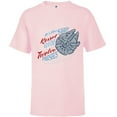 thumbnail image 1 of Star Wars Millennium Falcon Kessel Run in 12 Parsecs USA - Short Sleeve T-Shirt for Kids - Customized-Soft Pink, 1 of 5