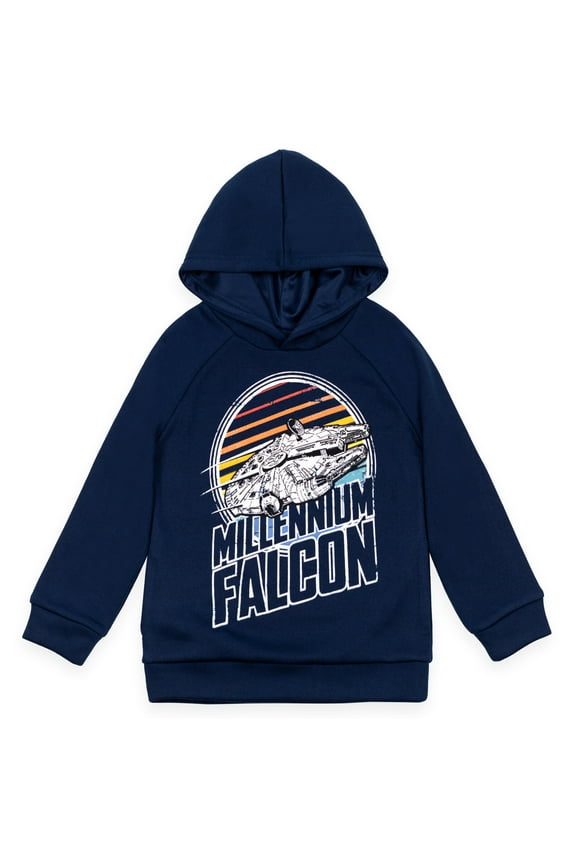 Millennium Falcon Little Boys Fleece Pullover Hoodie Little Kid to Big Kid