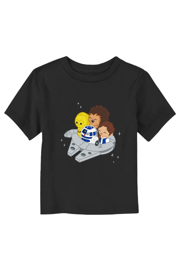 Millennium Falcon Mini Crew Graphic T-Shirt