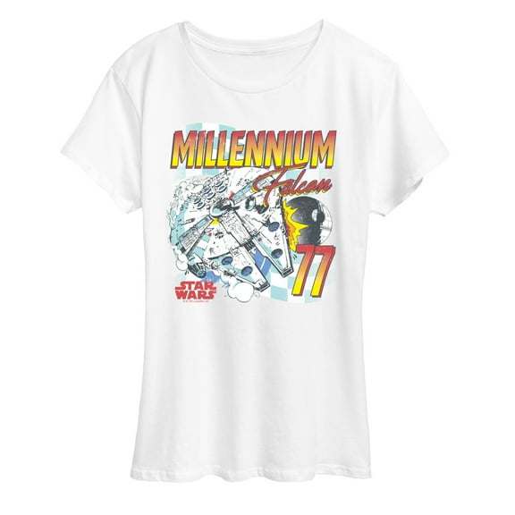 Star Wars - Millennium Falcon Racing - Women's Short Sleeve Classic Fit Tee