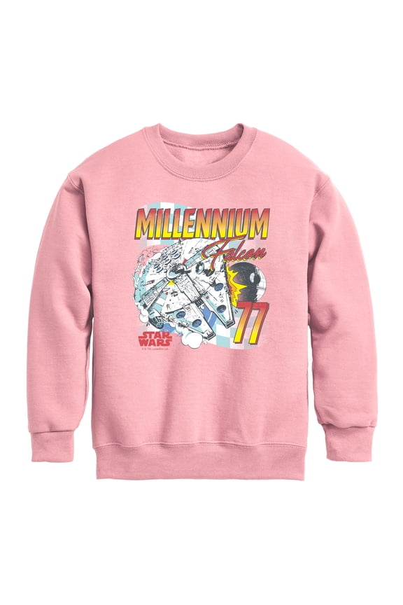 - Millennium Falcon Racing - Youth Boys Crew Fleece Sweatshirt