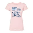 thumbnail image 1 of Star Wars - Millennium Falcon Schematic - Juniors Fitted Tee, 1 of 3