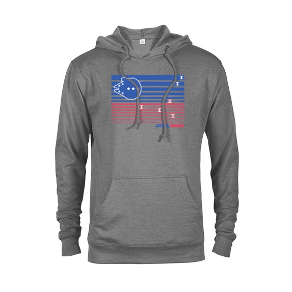 Star Wars Millennium Falcon Stars and Stripes American Flag - Pullover Hoodie for Adults - Customized-Graphite Heather