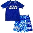 thumbnail image 1 of Star Wars Millennium Falcon TIE Fighter X-Wing Little Boys Rash Guard and Swim Trunks Outfit Set Little Kid to Big Kid, 1 of 5