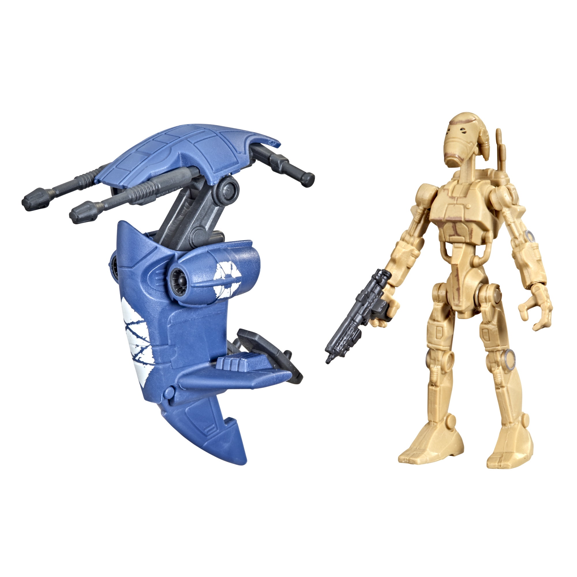 Review and photos of Star Wars S.T.A.P., Battle Droid action