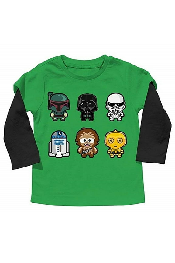 Mock Layer Long Sleeve T-Shirt (Toddler Boys)