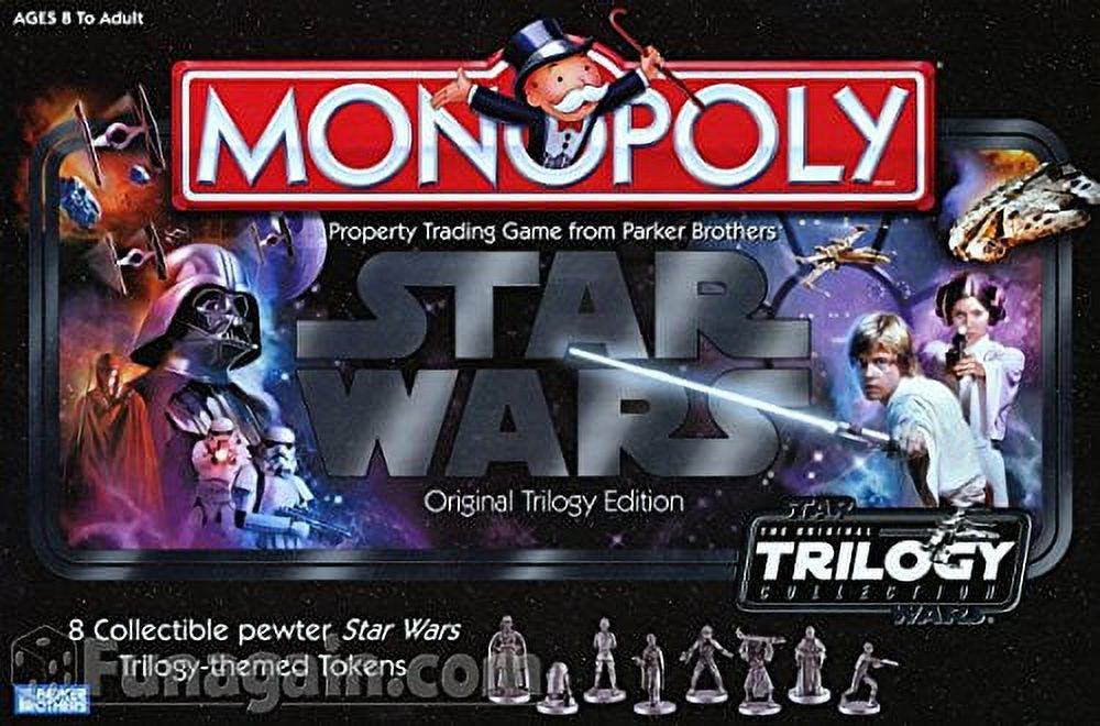 Monopoly Star Wars Episodio 1 – Edizione Da Collezione Con Tabellone 3D, 8 Gettoni, Dadi Neri, Gioco Da Tavolo Per 2-6 Giocatori