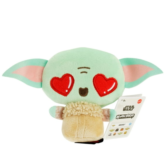 Star Wars Moodiverse Plush Figures with Emotion-Inspired Design, Small Collectible Soft Toys (Styles May Vary)