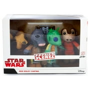 Star Wars Mos Eisley Cantina Mini Plush Kids Toy, 4 Pack