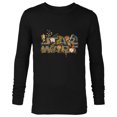 thumbnail image 1 of Star Wars Movie Logo Floral Garden Reimagined - Long Sleeve T-Shirt for Men - Customized-Black, 1 of 5