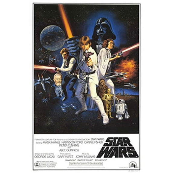 Star Wars Movie Poster Laminated Poster (24 x 36)