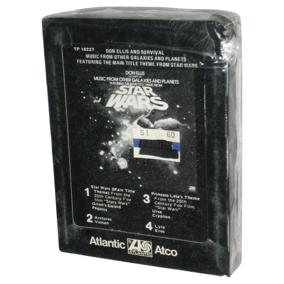 Star Wars Music From Other Galaxies And Planets Atlantic Atco 8-Track Audio Stereo Tape