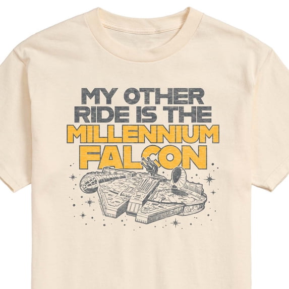 Star Wars - My Other Ride Millennium Falcon - Men's Short Sleeve Graphic T-Shirt