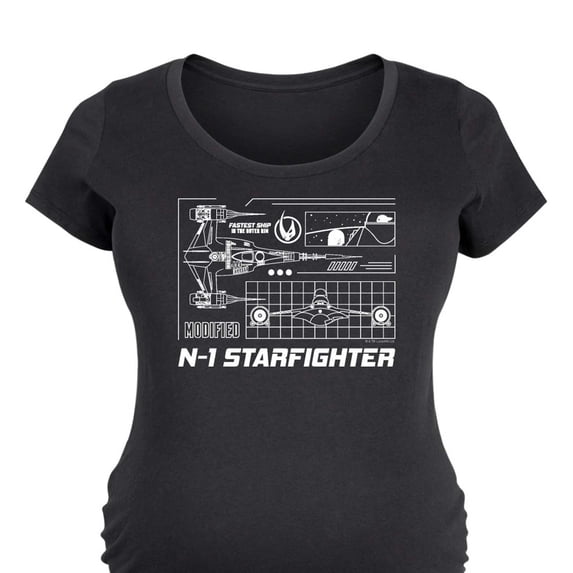 Star Wars - N1 Starfighter - Women's Maternity Scoop Neck Graphic T-Shirt