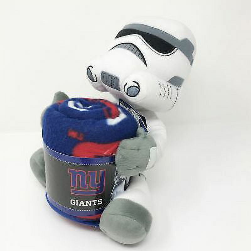 Star Wars NFL Football Hugger Stormtrooper + NY Giants Throw Blanket