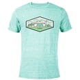 thumbnail image 1 of Star Wars Naboo City - Short Sleeve Blended T-Shirt for Adults - Customized-Ocean Blue, 1 of 5