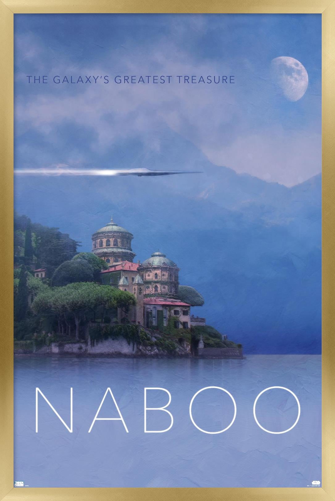 Star Wars: Naboo - Visit Naboo by Russell Walks 23 Wall Poster, 14.725 ...
