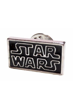 Star Wars Name Logo 1" Metal w/ Enamel Finish Pin
