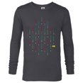 thumbnail image 1 of Star Wars Neon Lightsabers Print - Long Sleeve T-Shirt for Men - Customized-Charcoal Heather, 1 of 5