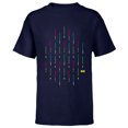 thumbnail image 1 of Star Wars Neon Lightsabers Print - Short Sleeve T-Shirt for Kids - Customized-Navy, 1 of 5