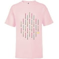 thumbnail image 1 of Star Wars Neon Lightsabers Print - Short Sleeve T-Shirt for Kids - Customized-Soft Pink, 1 of 5