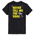 thumbnail image 1 of Star Wars - Never Tell Odds - Men's Short Sleeve Tee, 1 of 4