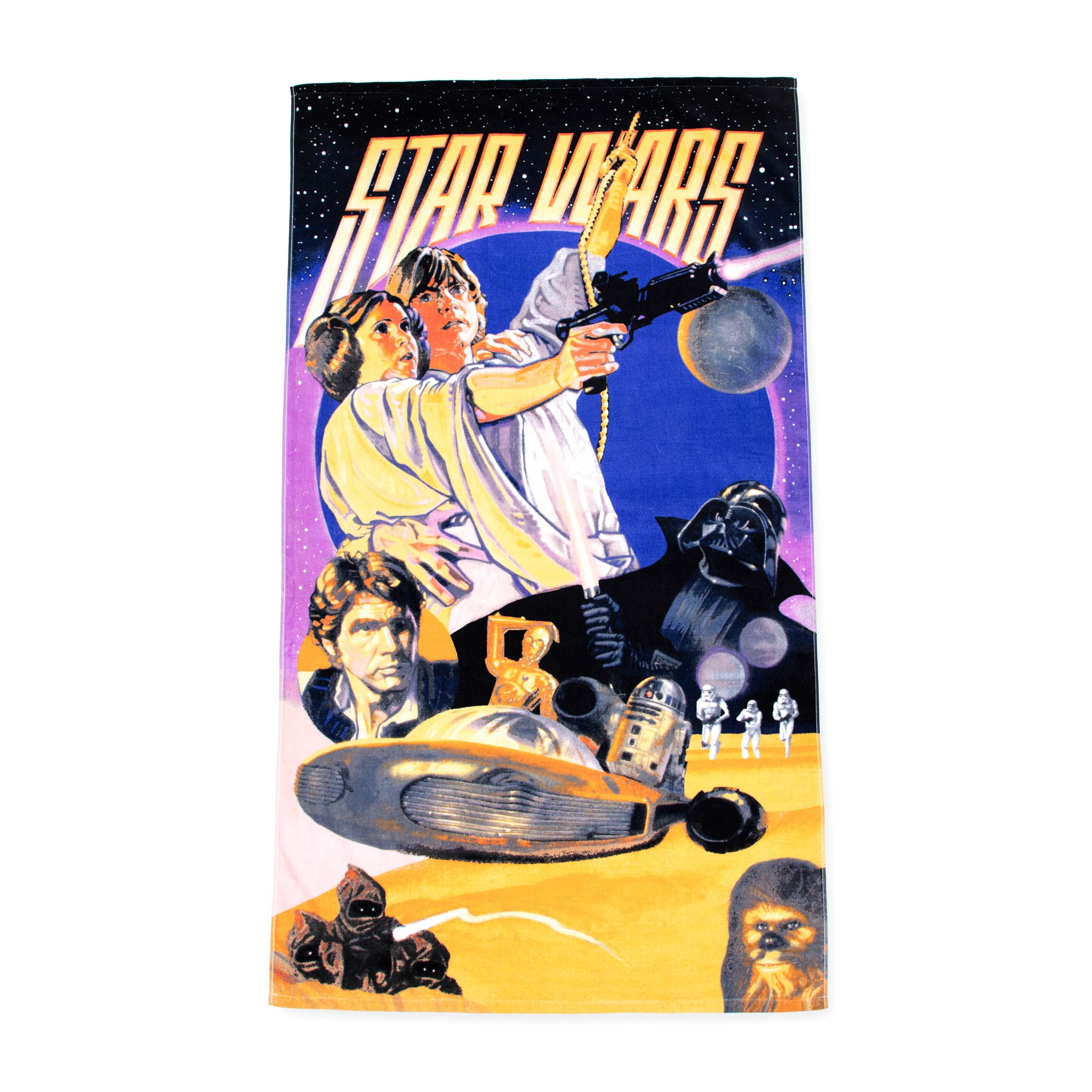 Star Wars New Hope Beach Towel, 34 x 64, Black, Disney