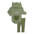Find Your Perfect Star Wars Newborn Baby Boy Cosplay Yoda Outfit Set, 2