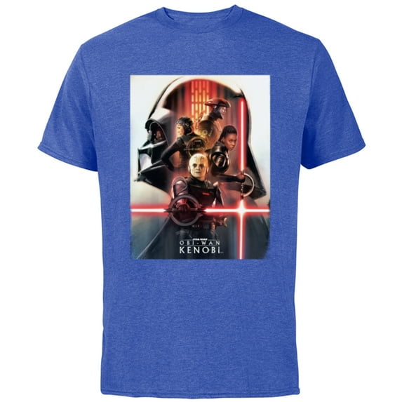 Star Wars Obi-Wan Kenobi Character Poster - Short Sleeve Cotton T-Shirt for Adults - Customized-Royal Heather