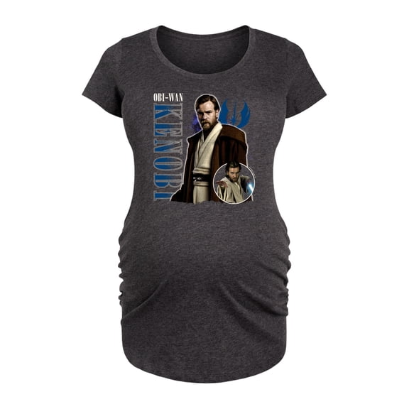 Star Wars - Obi-Wan Kenobi Collage - Maternity Scoop Neck Graphic T-Shirt