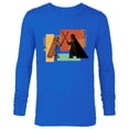 thumbnail image 1 of Star Wars Obi-Wan Kenobi Darth Vader Duel Cartoon - Long Sleeve T-Shirt for Men - Customized-Royal, 1 of 5